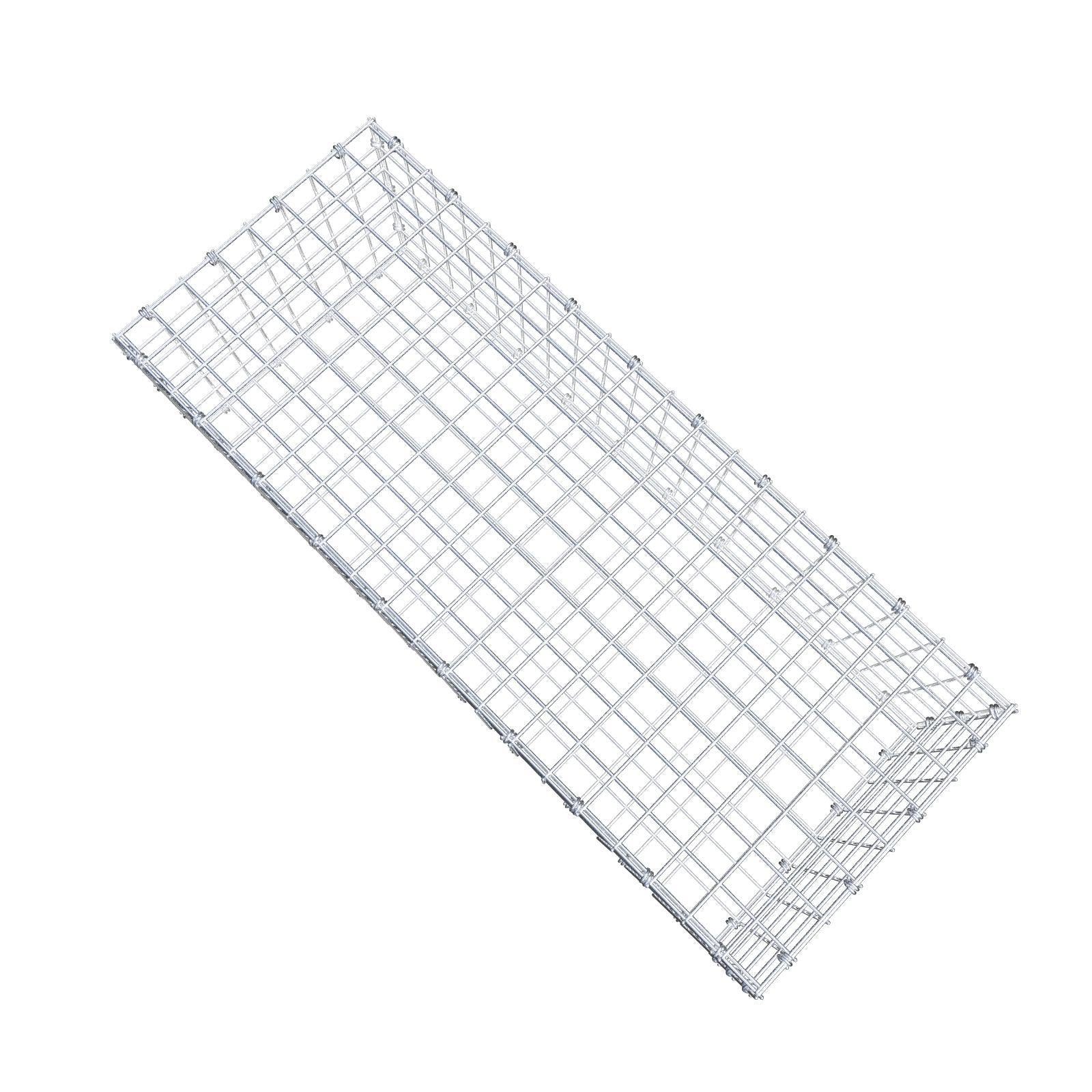 Gabbione 100 cm x 30 cm x 40 cm (L x H x P), maglia 5 x 5 cm, anello a spirale