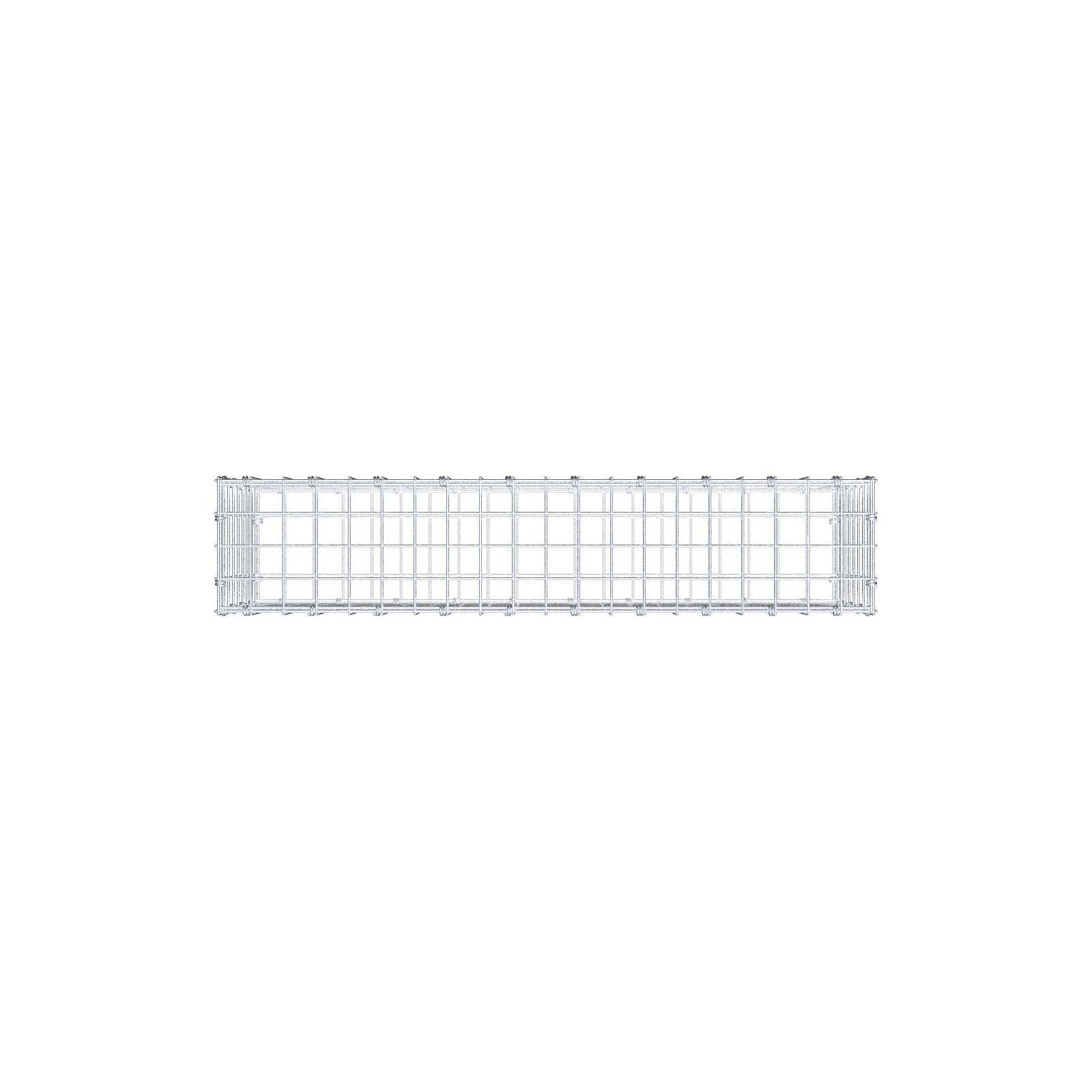 Gabion 100 cm x 40 cm x 20 cm (L x H x D), mesh size 5 x 5 cm, spiral ring
