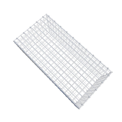 Gabion 100 cm x 40 cm x 50 cm (L x H x D), mesh size 5 x 5 cm, spiral ring