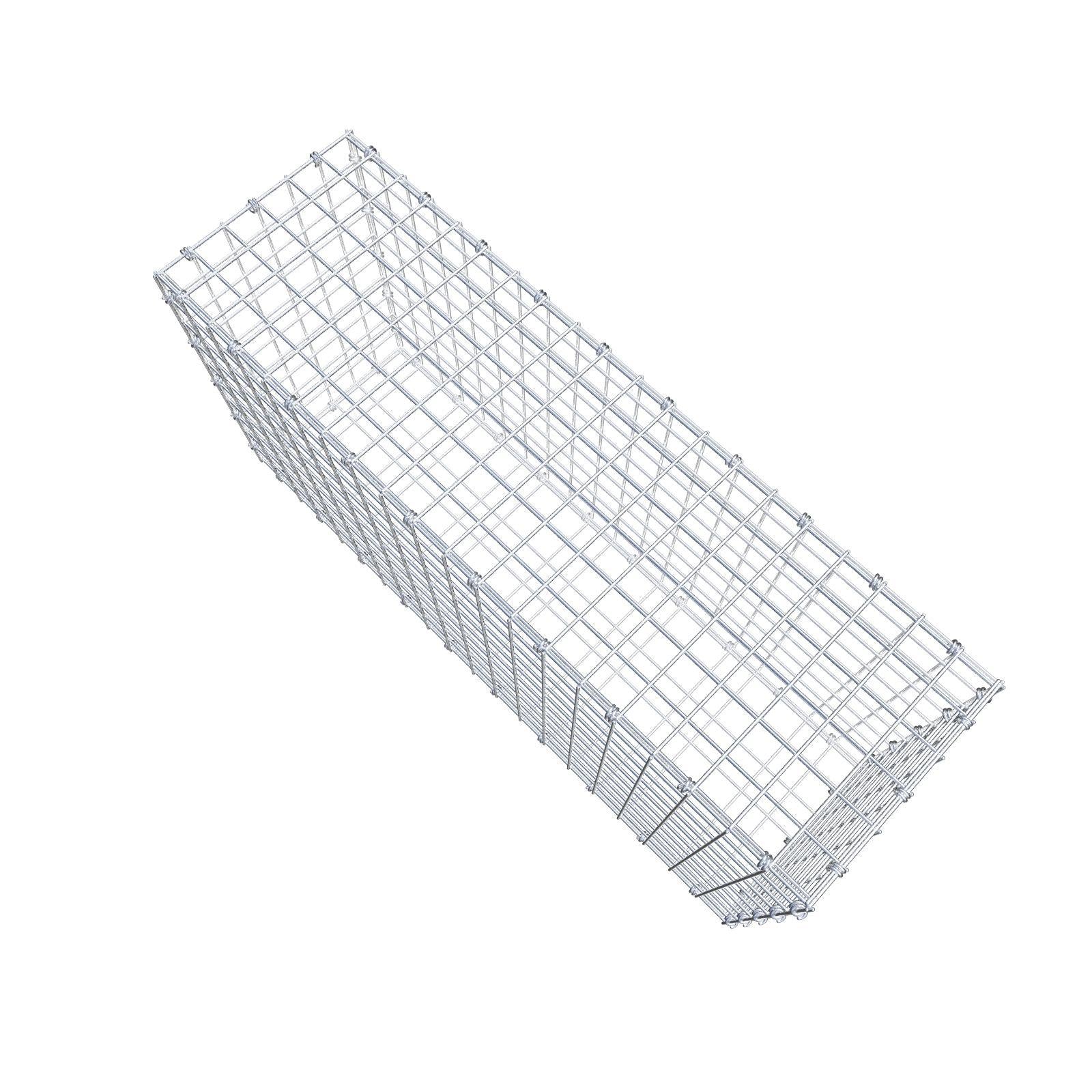Gabione 100 cm x 50 cm x 30 cm (L x H x T), Maschenweite 5 x 5 cm, Spiralring