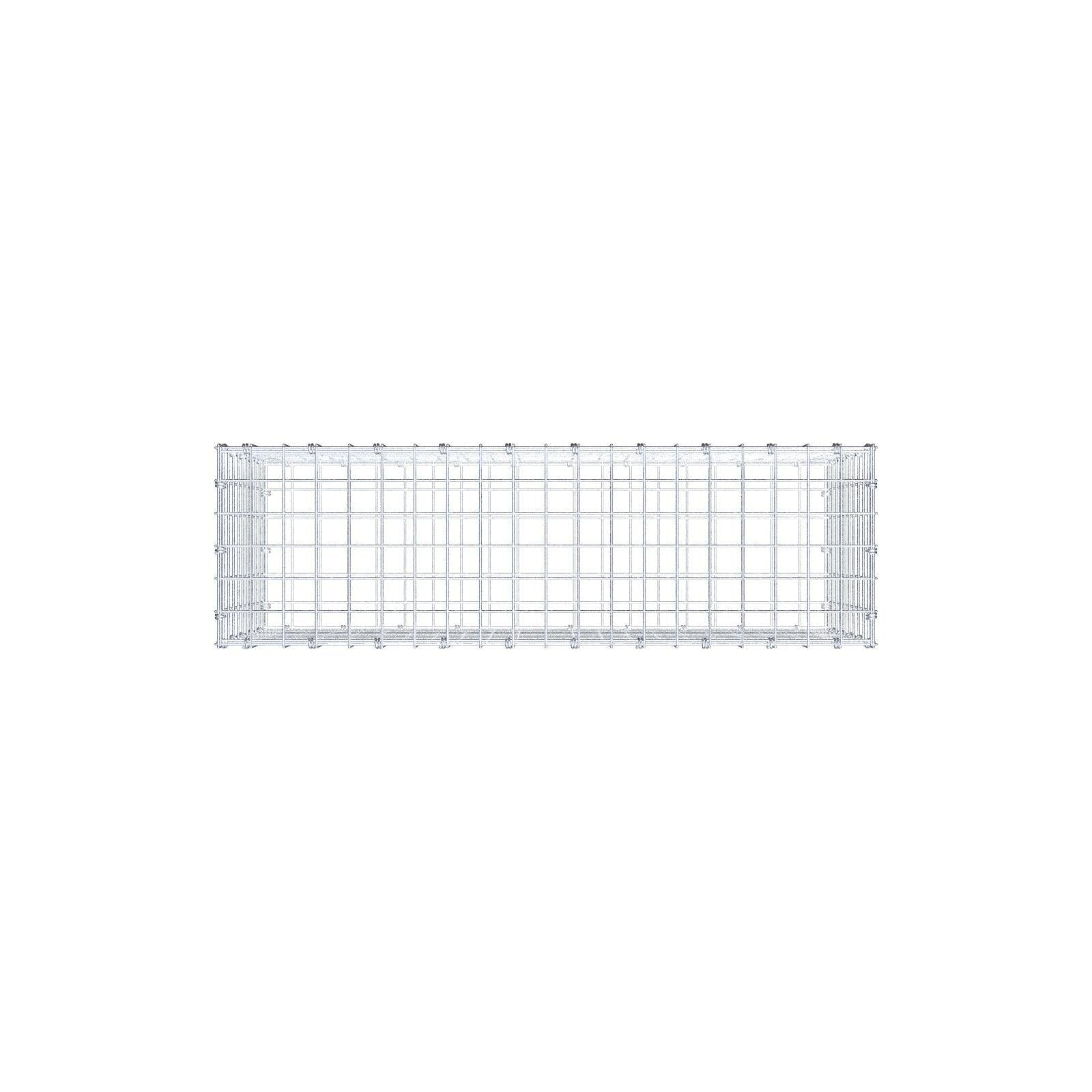 Gabione 100 cm x 50 cm x 30 cm (L x H x T), Maschenweite 5 x 5 cm, Spiralring
