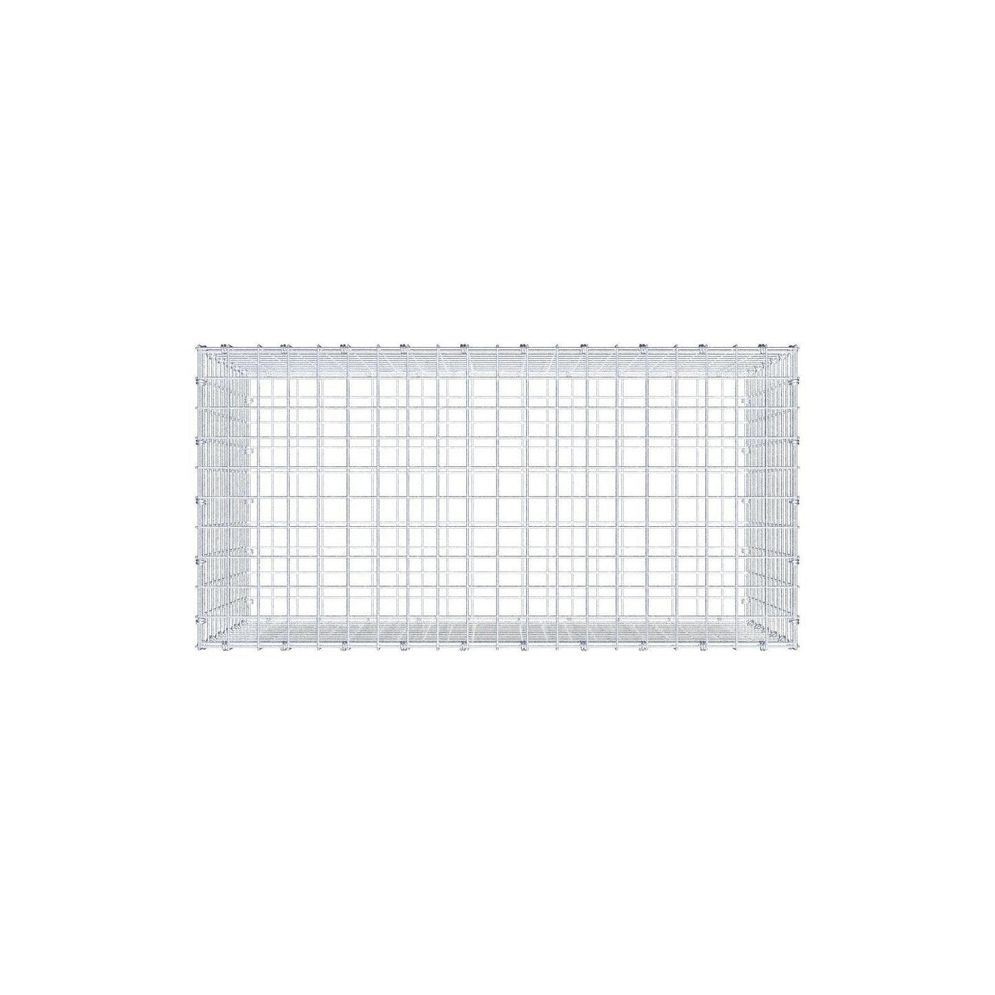 Gabion 100 cm x 60 cm x 50 cm (L x H x D), mesh size 5 x 5 cm, spiral ring