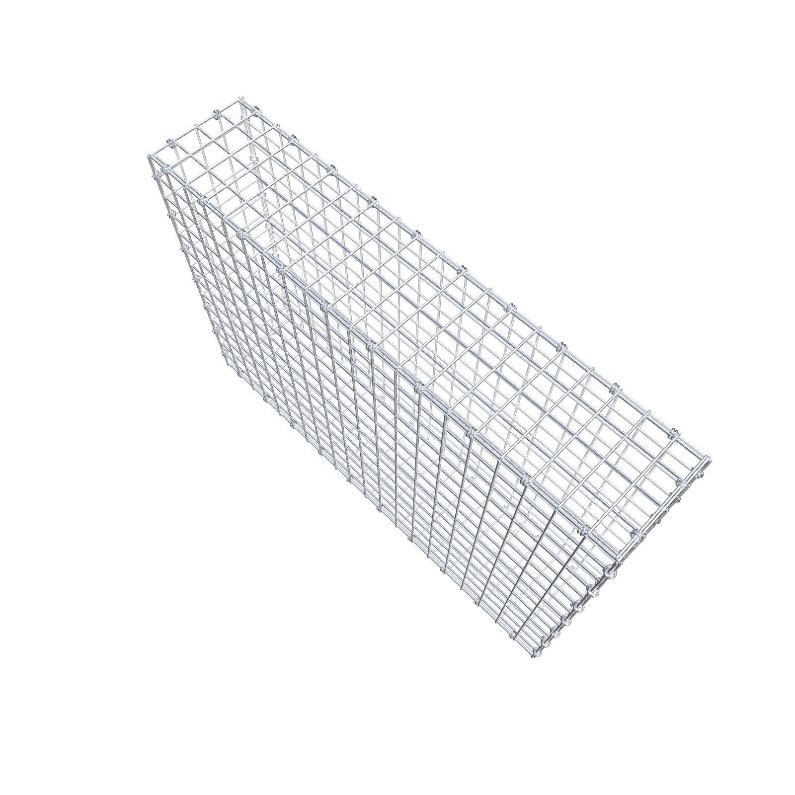 Gabion 100 cm x 70 cm x 20 cm (L x H x D), mesh size 5 x 5 cm, spiral ring