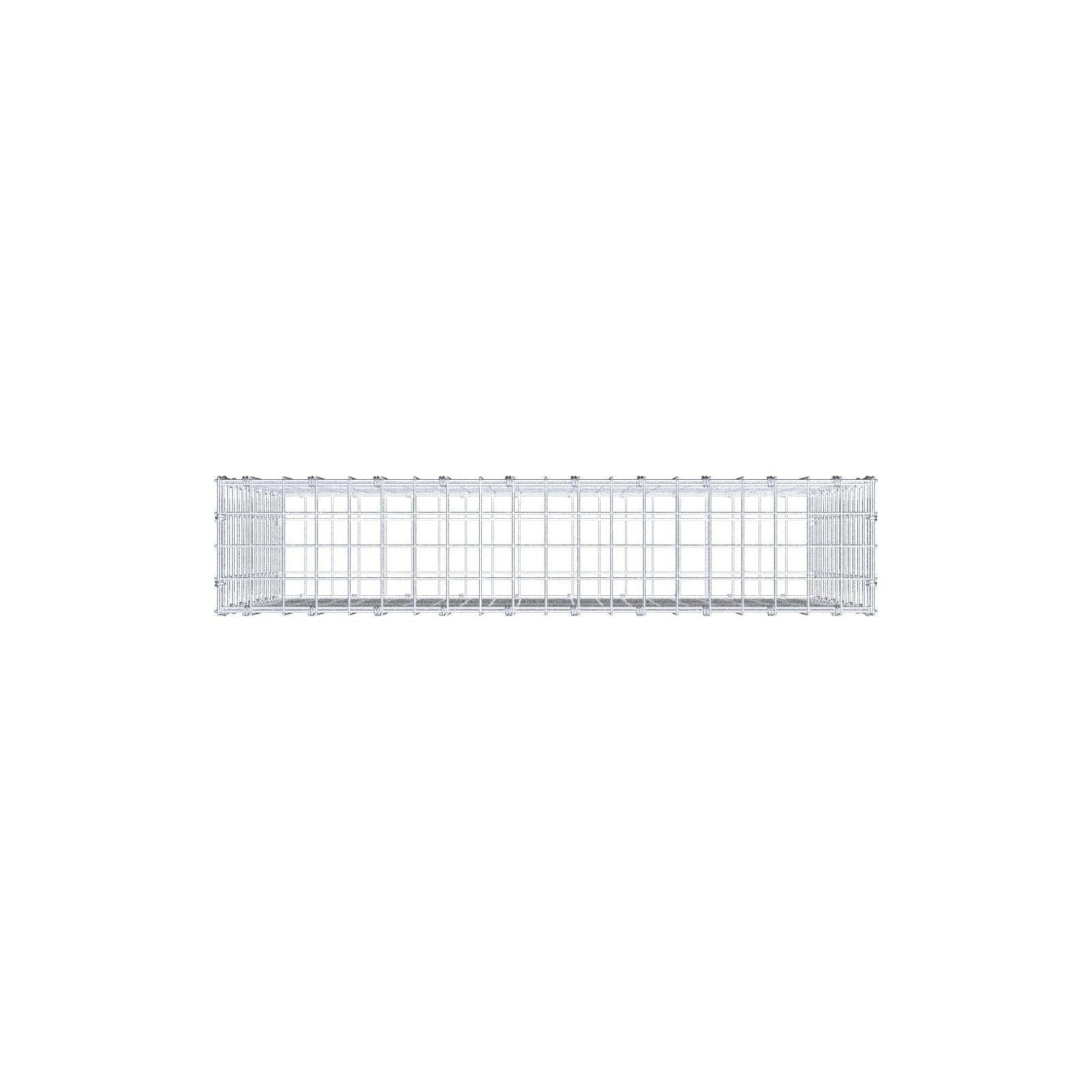 Gabion 100 cm x 70 cm x 20 cm (L x H x D), mesh size 5 x 5 cm, spiral ring
