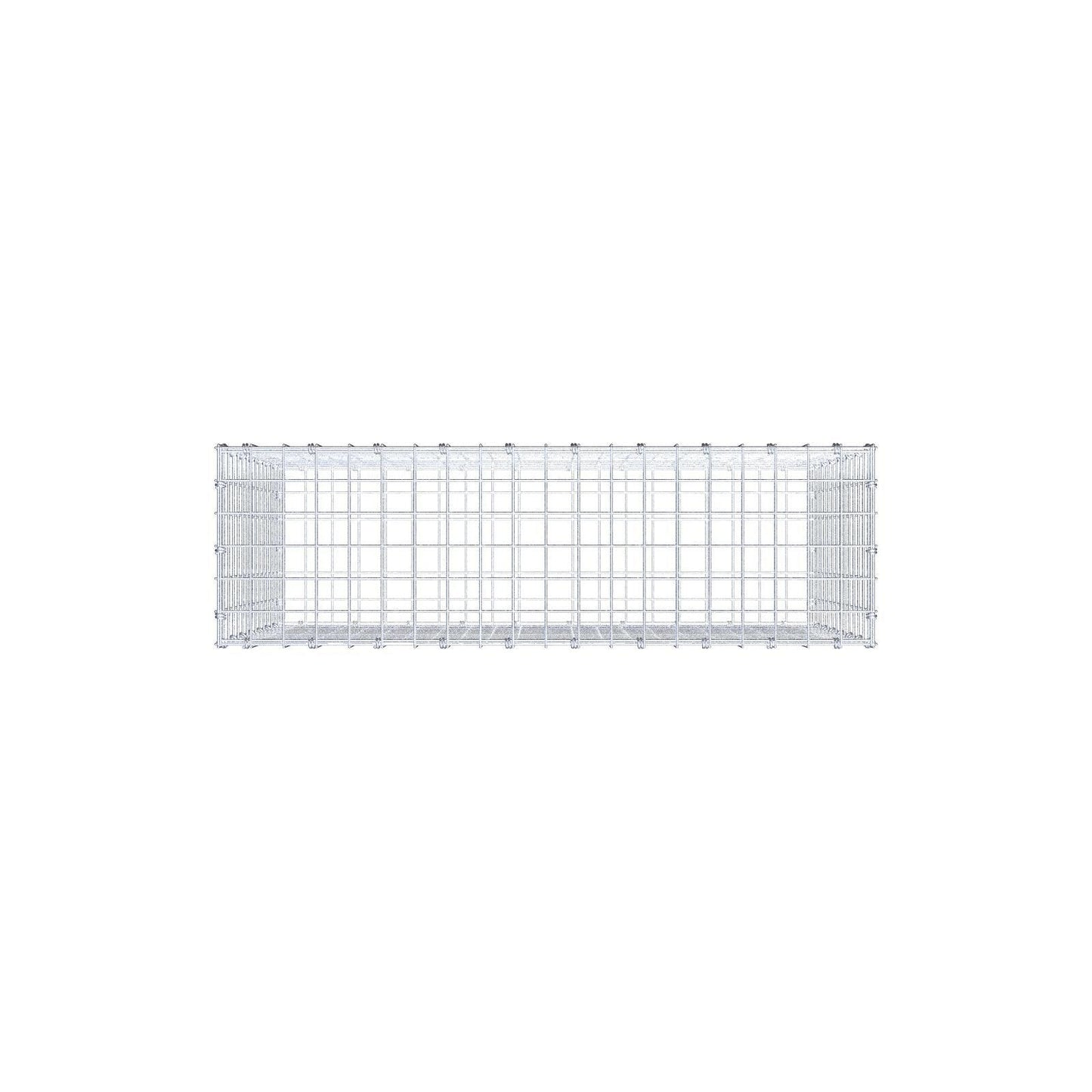 Gabion 100 cm x 70 cm x 30 cm (L x H x P), mailles 5 x 5 cm, anneau en spirale