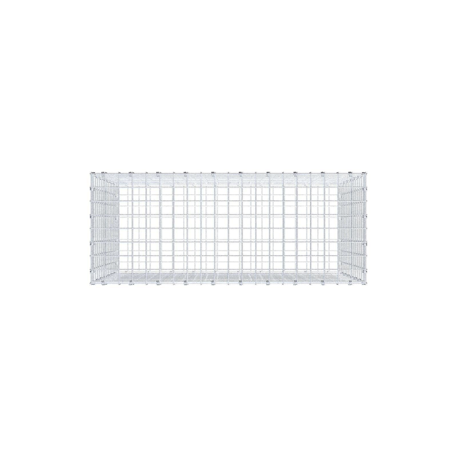 Gabione 100 cm x 70 cm x 40 cm (L x H x T), Maschenweite 5 x 5 cm, Spiralring