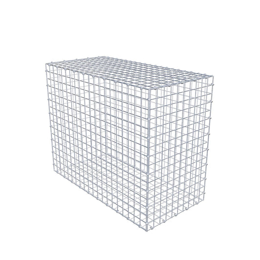 Gabion 100 cm x 80 cm x 50 cm (L x H x P), mailles 5 x 5 cm, anneau en spirale