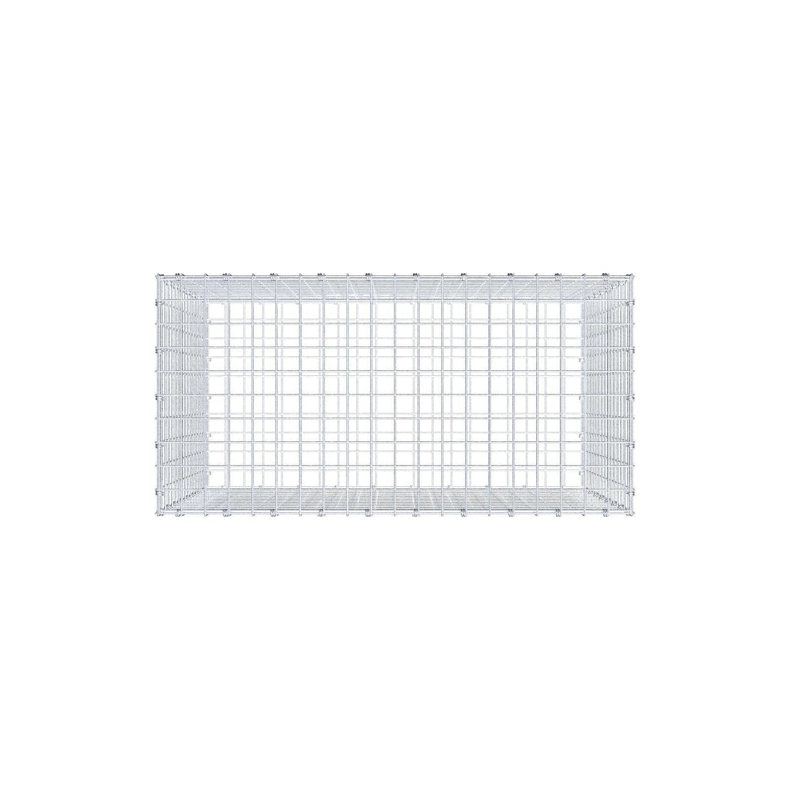 Gabione 100 cm x 80 cm x 50 cm (L x H x T), Maschenweite 5 x 5 cm, Spiralring