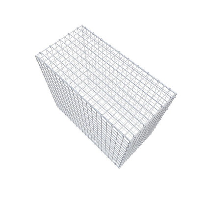 Gabbione 100 cm x 90 cm x 50 cm (L x H x P), maglia 5 x 5 cm, anello a spirale