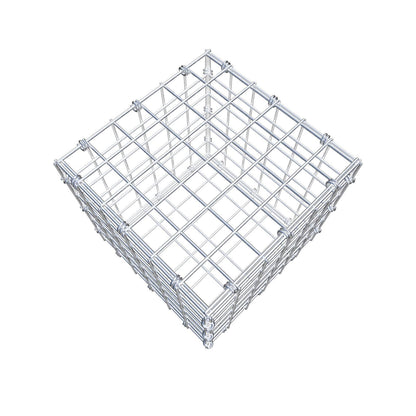Gabione 30 cm x 30 cm x 30 cm (L x H x T), Maschenweite 5 x 5 cm, Spiralring