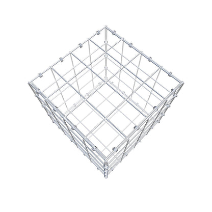 Gabion 40 cm x 40 cm x 40 cm (L x H x D), maskestørrelse 10 x 10 cm, spiralring