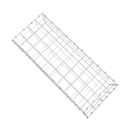 Gabion 100 cm x 20 cm x 40 cm (L x H x D), maskestørrelse 10 x 10 cm, spiralring