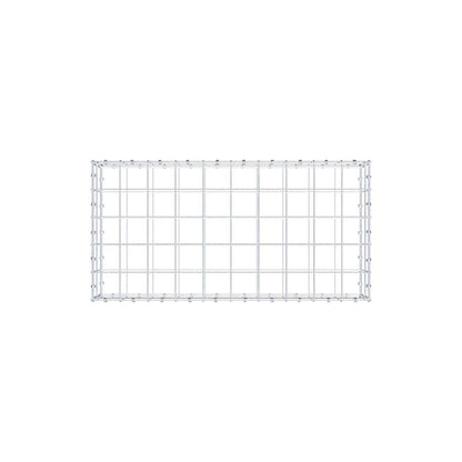 Gabione 100 cm x 20 cm x 50 cm (L x H x T), Maschenweite 10 x 10 cm, Spiralring