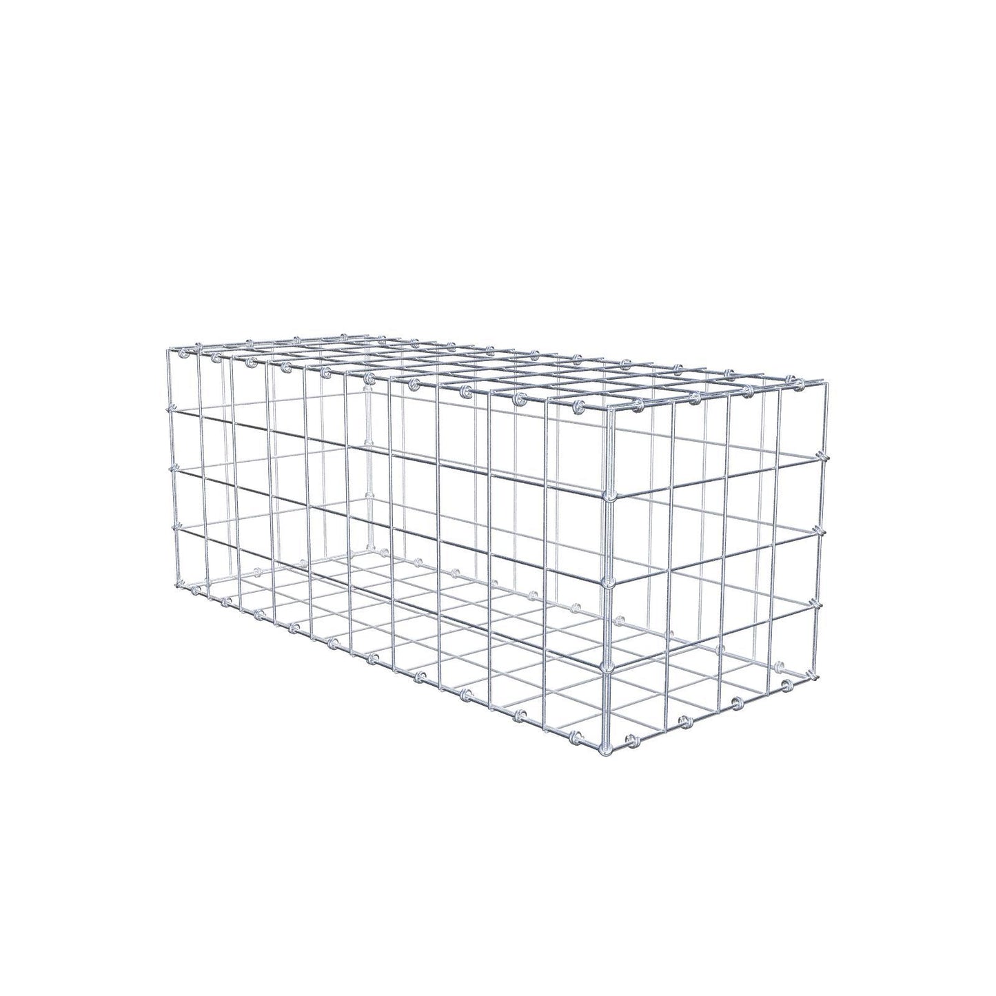 Gabion 100 cm x 40 cm x 40 cm (L x H x D), maskestørrelse 10 x 10 cm, spiralring