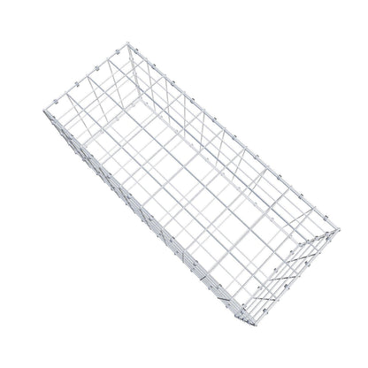 Gabion 100 cm x 40 cm x 40 cm (L x H x D), maskestørrelse 10 x 10 cm, spiralring