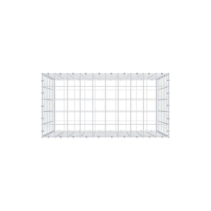 Gabion 100 cm x 70 cm x 50 cm (L x H x D), maskstorlek 10 x 10 cm, spiralring