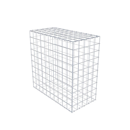 Gabion 100 cm x 100 cm x 50 cm (L x H x D), maskestørrelse 10 x 10 cm, spiralring