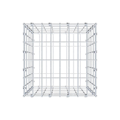 Gabion 40 cm x 40 cm x 40 cm (L x H x D), maskstorlek 5 x 10 cm, spiralring