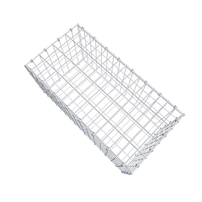 Gabion 80 cm x 40 cm x 40 cm (L x H x D), maskstorlek 5 x 10 cm, spiralring