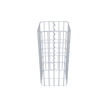 Colonne de gabion 27 x 27 cm, MW 5 x 10 cm carré