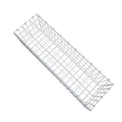 Gabion 100 cm x 30 cm x 30 cm (L x H x P), mailles 5 x 10 cm, anneau en spirale