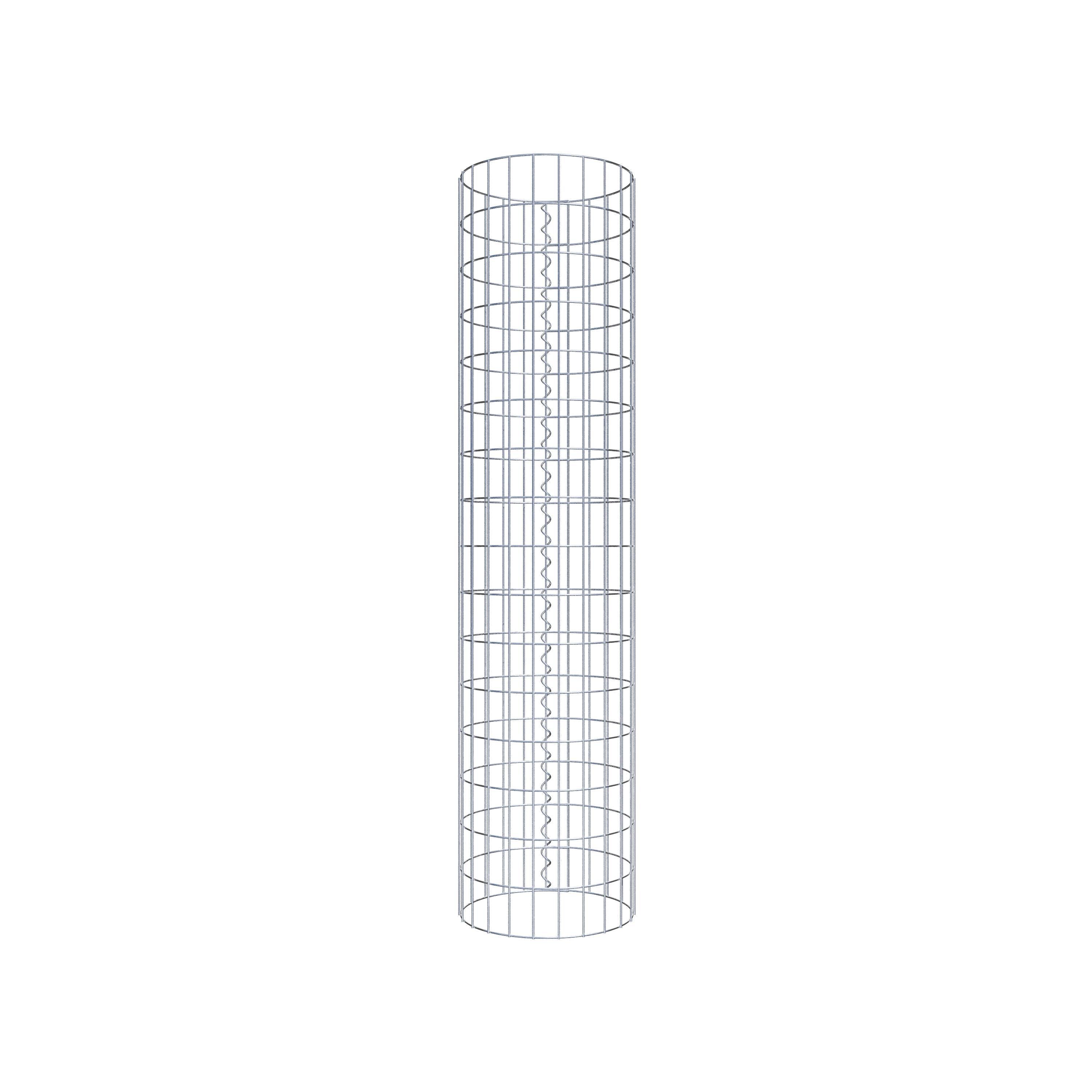 Gabion column diameter 37 cm, MW 5 x 10 cm round