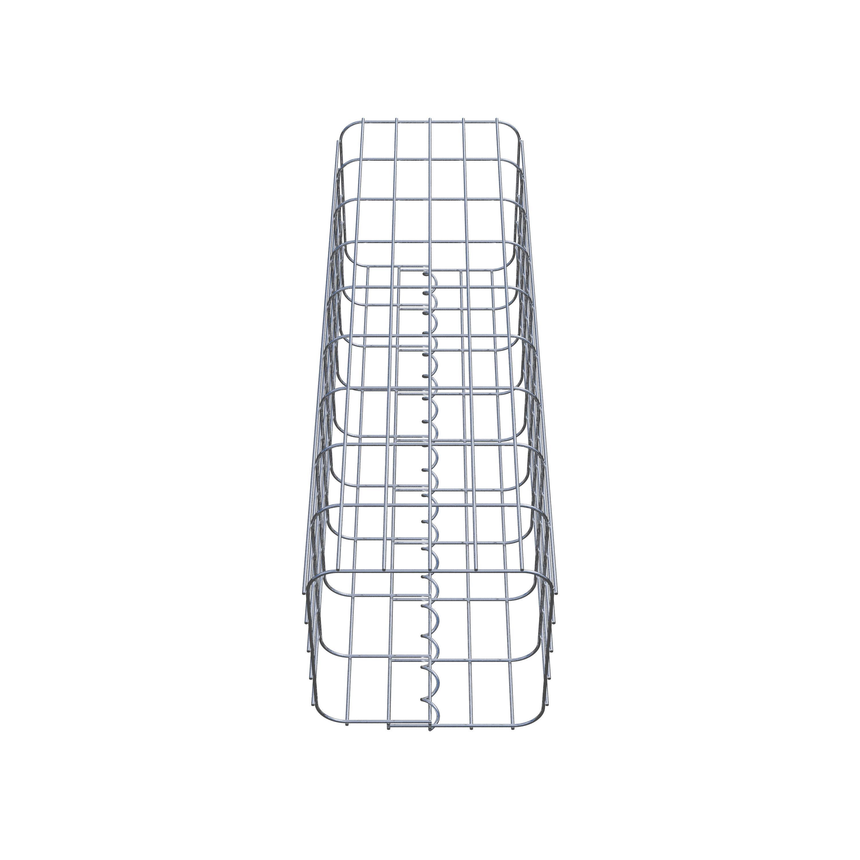 Gabion column 27 x 27 cm, MW 5 x 10 cm square