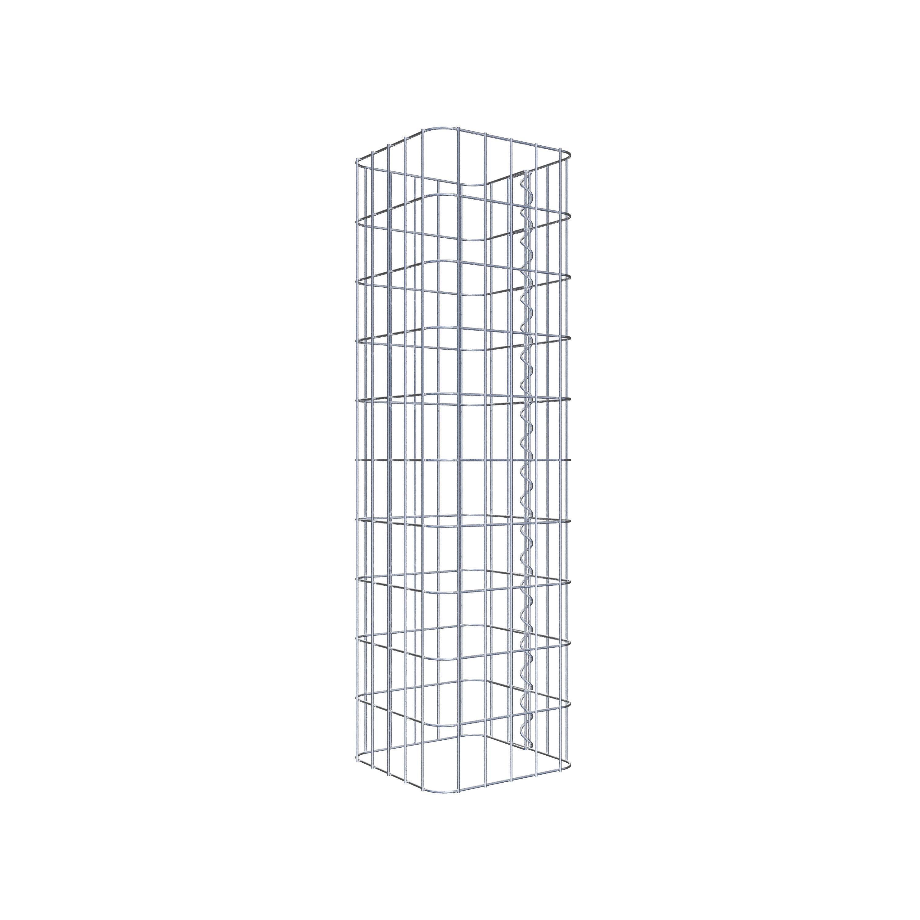 Gabionensäule 27 x 27 cm, MW 5 x 10 cm eckig