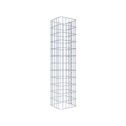 Colonne de gabion 27 x 27 cm, MW 5 x 10 cm carré