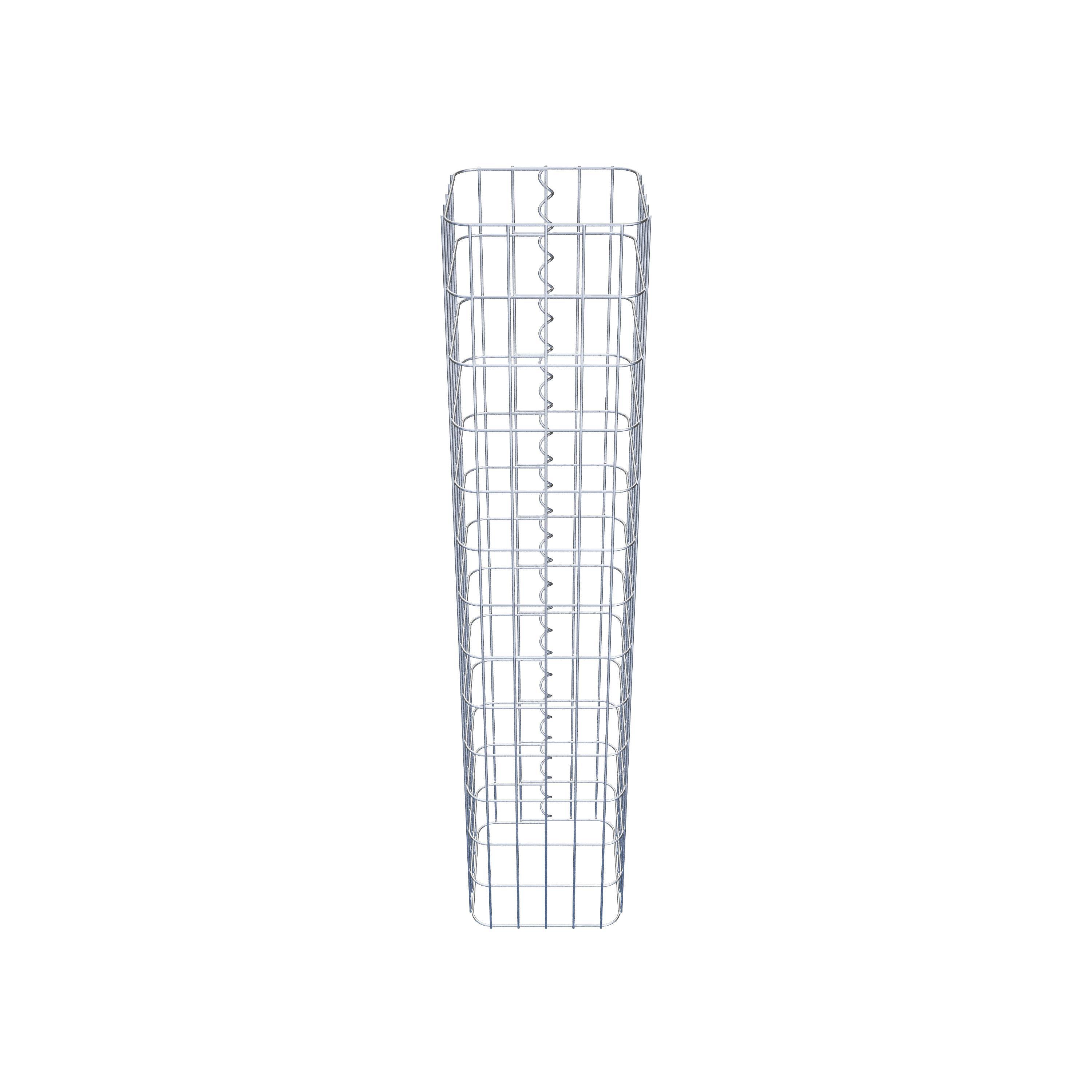 Gabion column 27 x 27 cm, MW 5 x 10 cm square