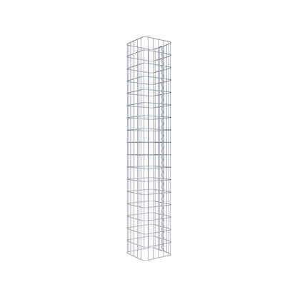 Colonne de gabion 27 x 27 cm, MW 5 x 10 cm carré