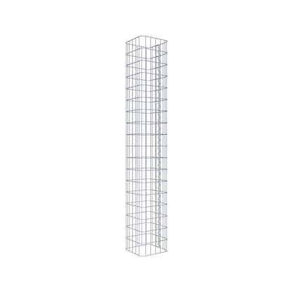 Colonne de gabion 27 x 27 cm, MW 5 x 10 cm carré
