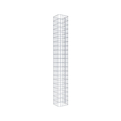 Colonne de gabion 27 x 27 cm, MW 5 x 10 cm carré