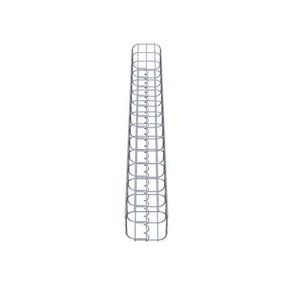 Colonne de gabion 17 x 17 cm, MW 5 x 10 cm carré