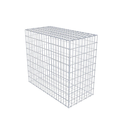 Gabion 100 cm x 90 cm x 50 cm (L x H x D), maskstorlek 5 x 10 cm, spiralring