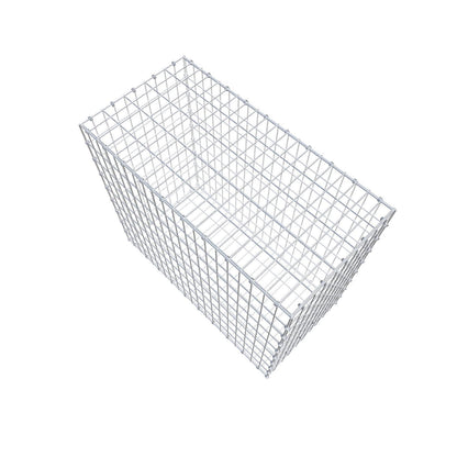 Gabion 100 cm x 90 cm x 50 cm (L x H x D), maskstorlek 5 x 10 cm, spiralring
