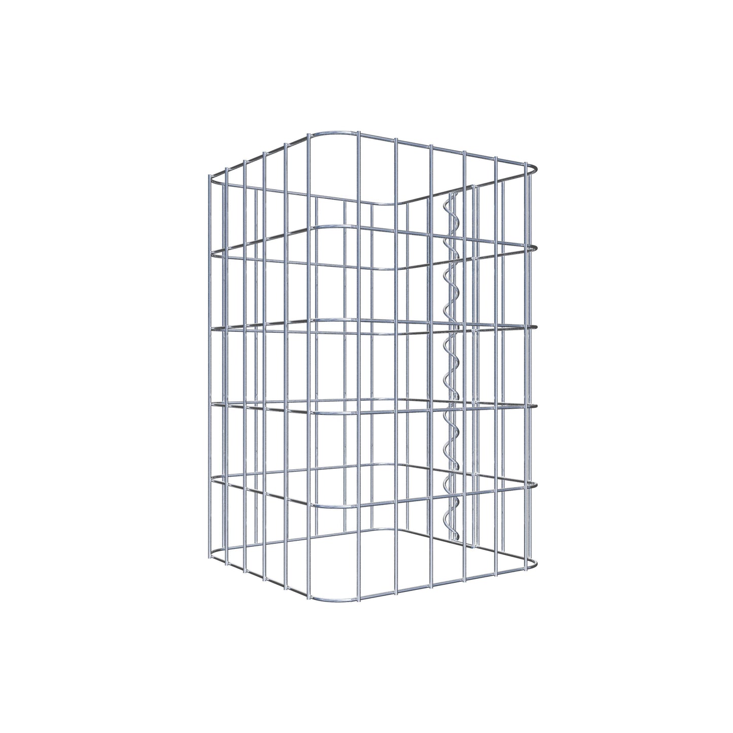 Gabion column 32 x 32 cm, MW 5 x 10 cm square