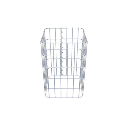 Gabion column 32 x 32 cm, MW 5 x 10 cm square