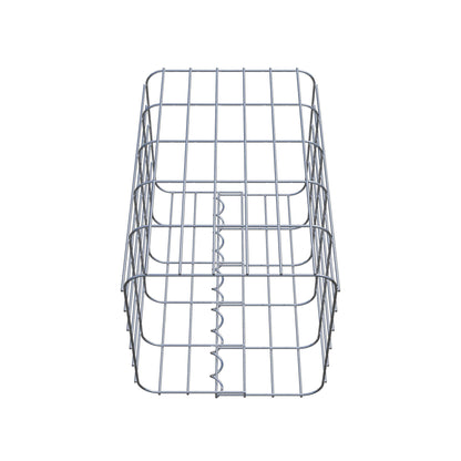 Gabion column 32 x 32 cm, MW 5 x 10 cm square
