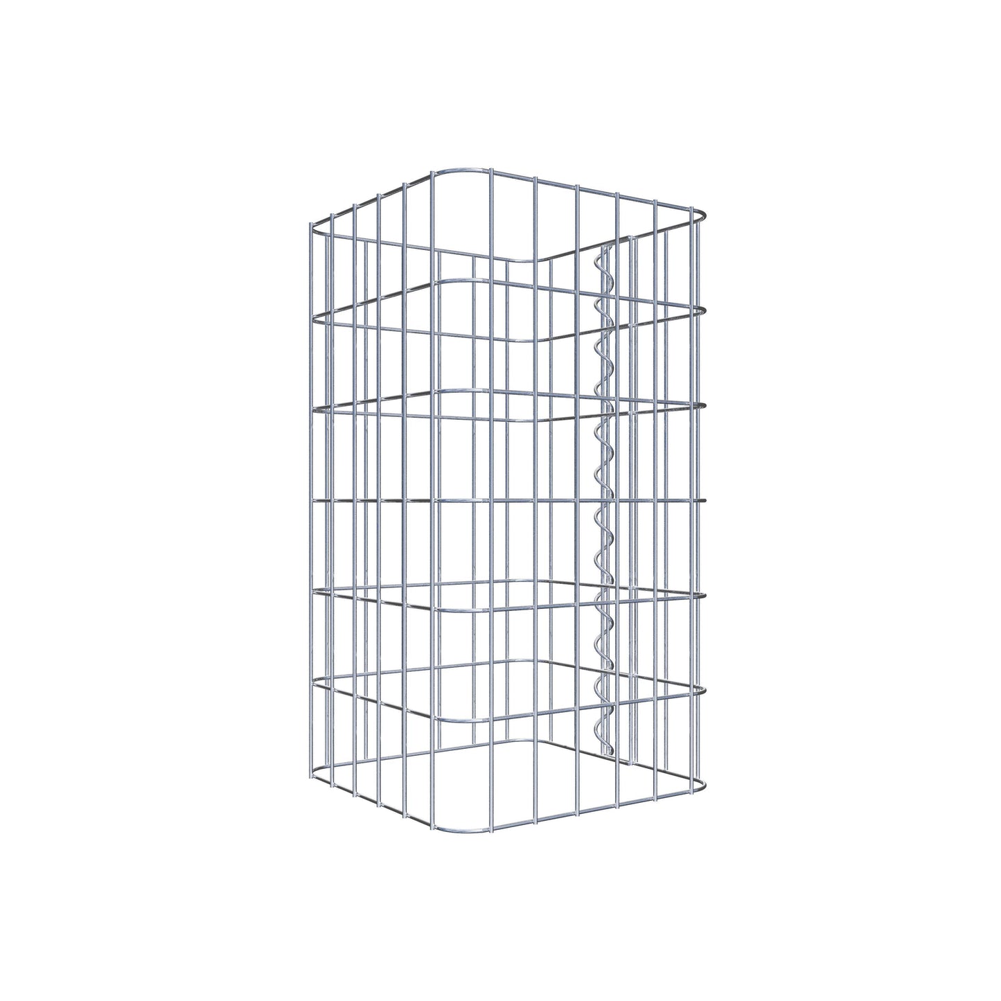 Gabion column 32 x 32 cm, MW 5 x 10 cm square
