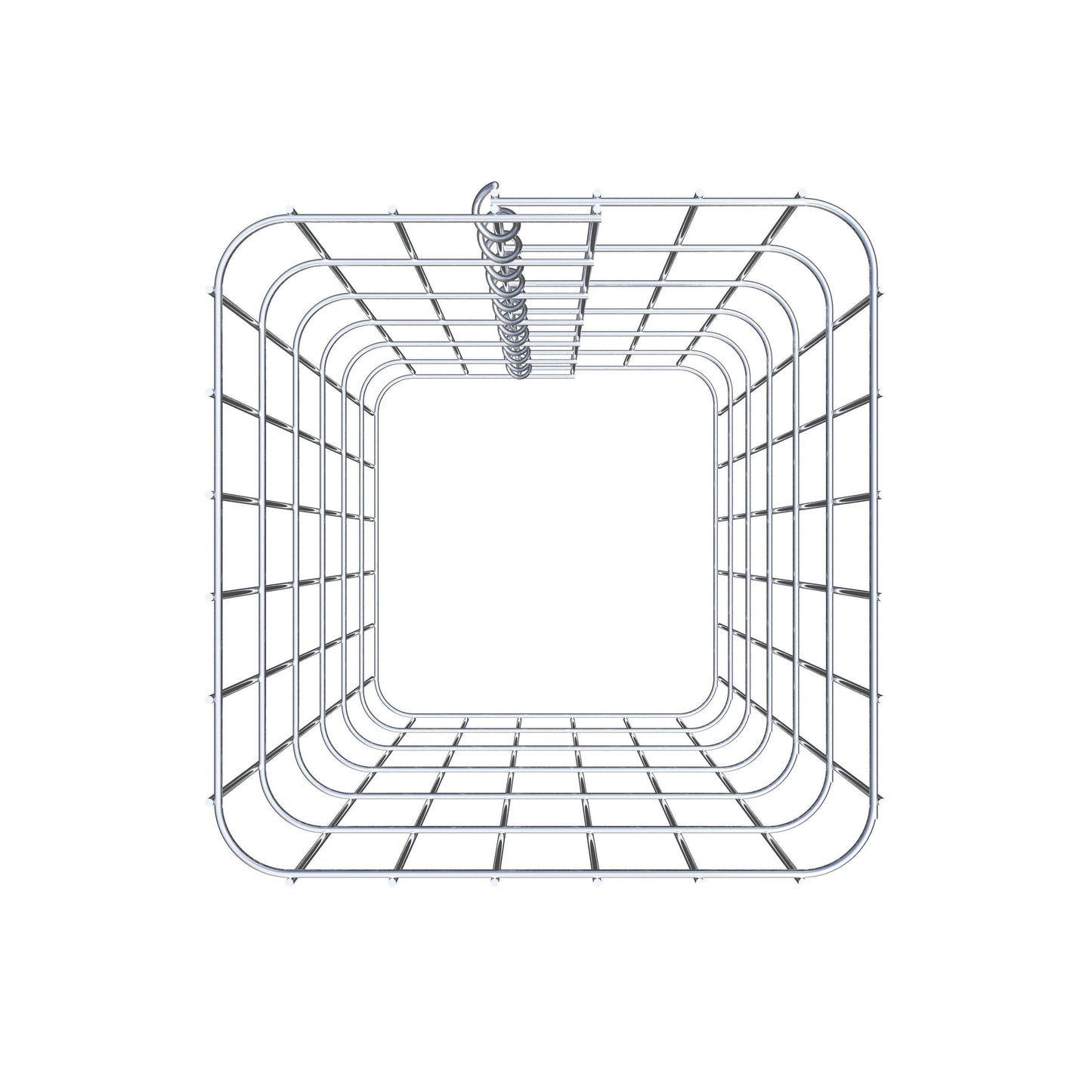 Gabion column 32 x 32 cm, MW 5 x 10 cm square