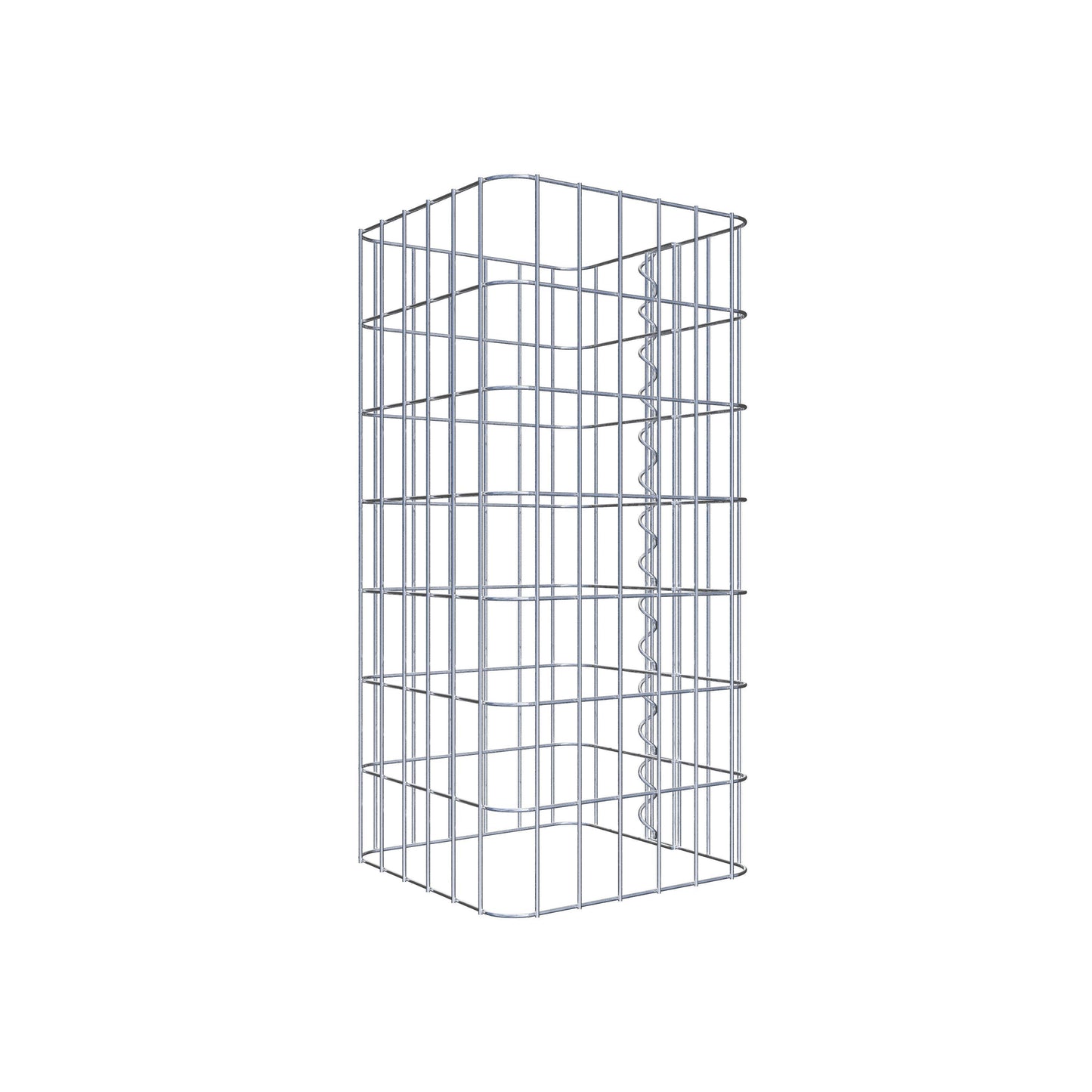 Gabion column 32 x 32 cm, MW 5 x 10 cm square