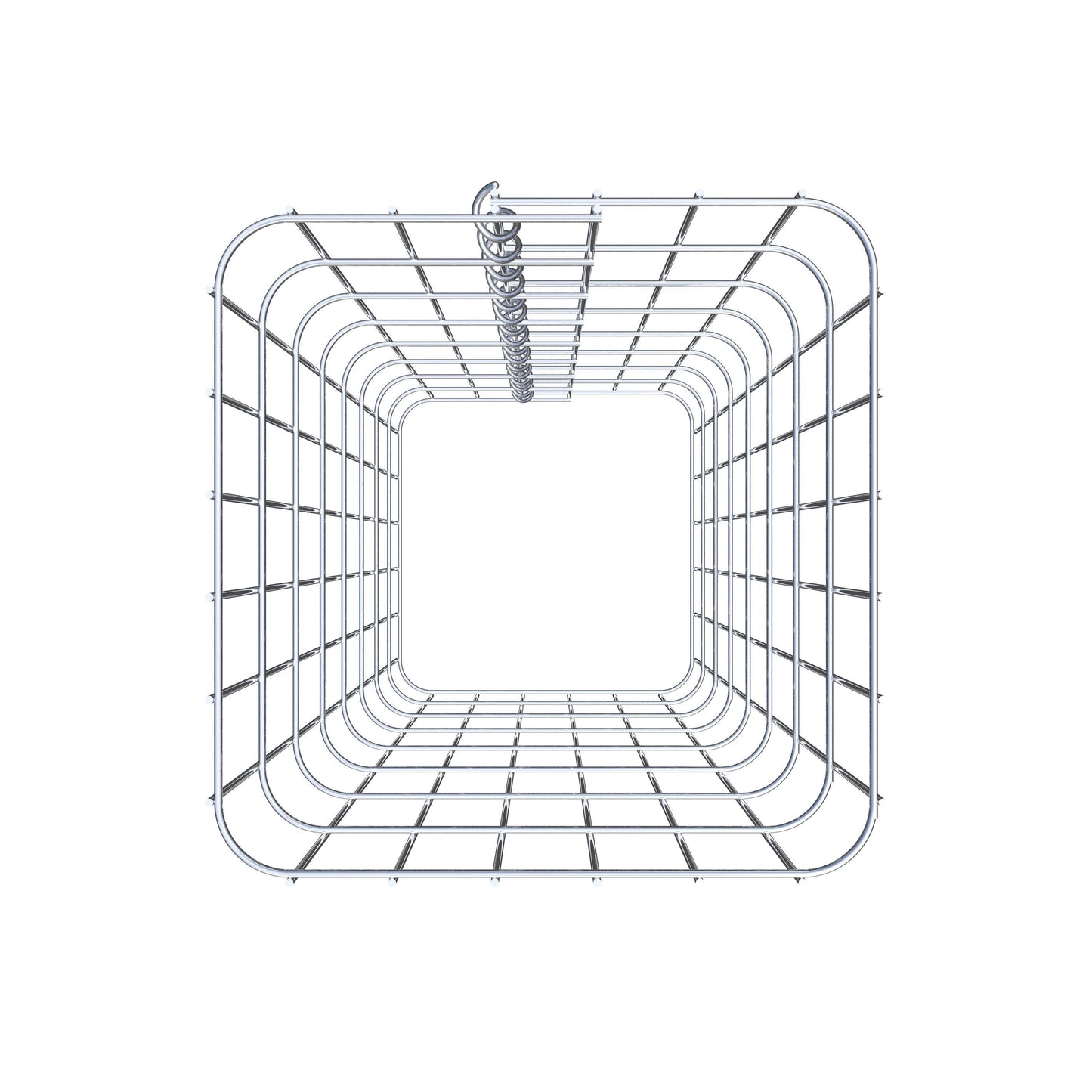 Gabion column 32 x 32 cm, MW 5 x 10 cm square