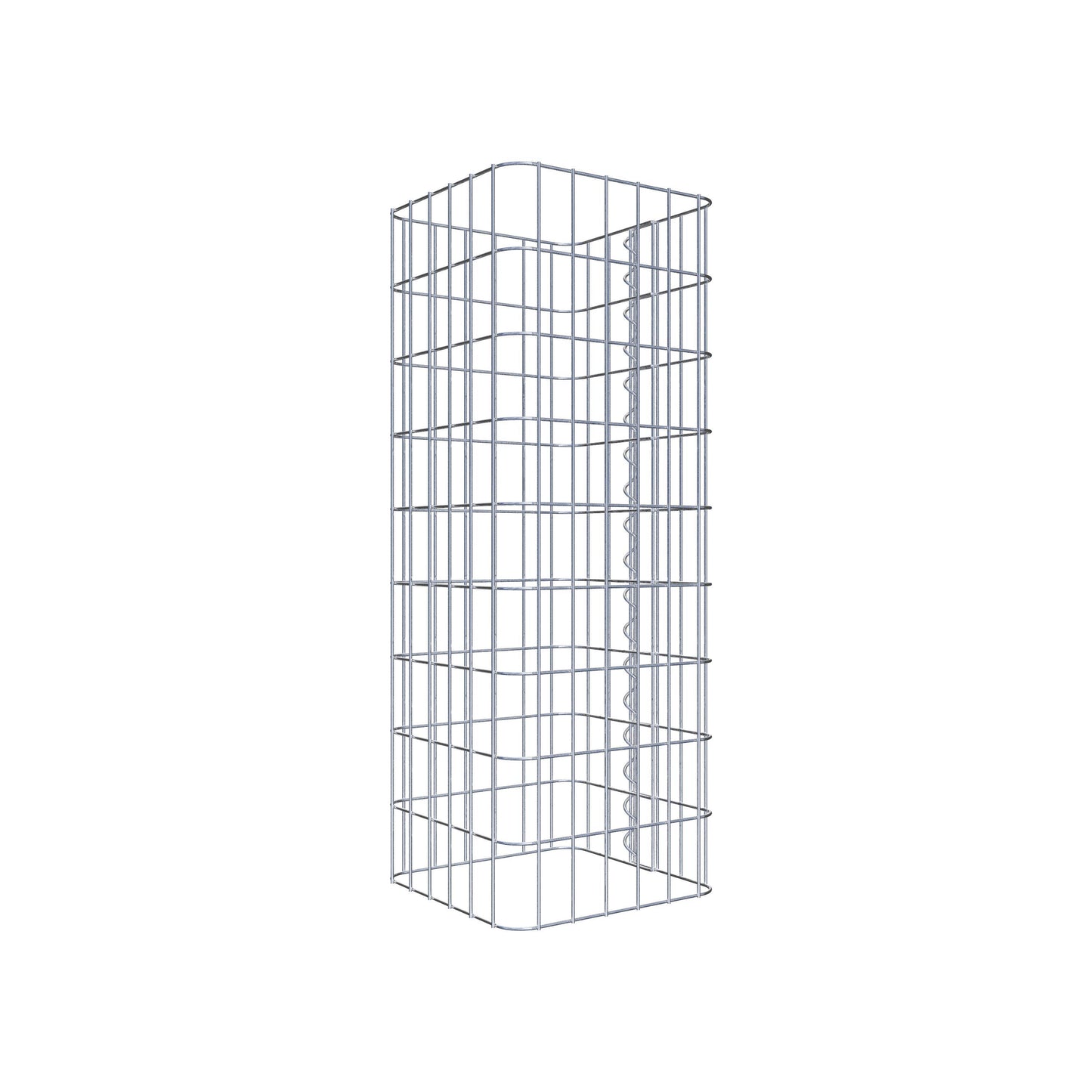 Gabion column 32 x 32 cm, MW 5 x 10 cm square