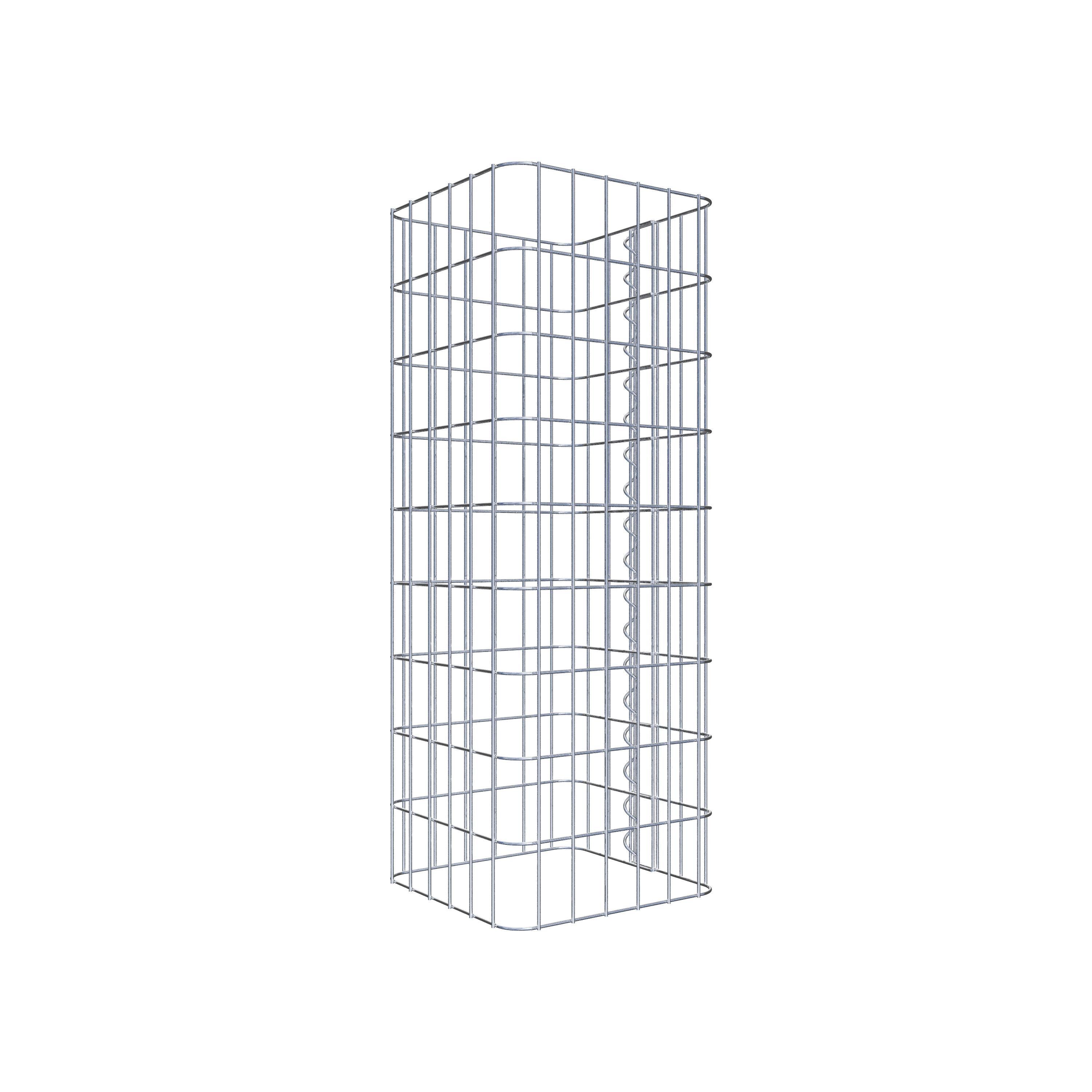 Gabion column 32 x 32 cm, MW 5 x 10 cm square