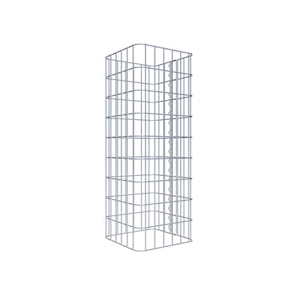 Gabion column 32 x 32 cm, MW 5 x 10 cm square