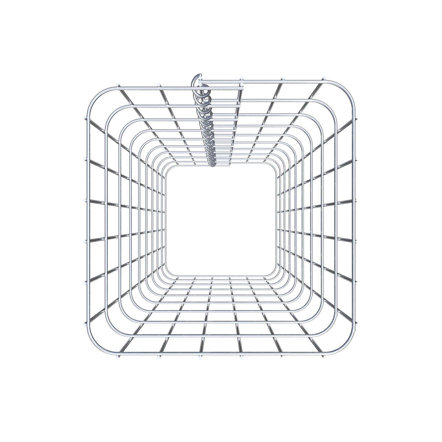 Gabion column 32 x 32 cm, MW 5 x 10 cm square