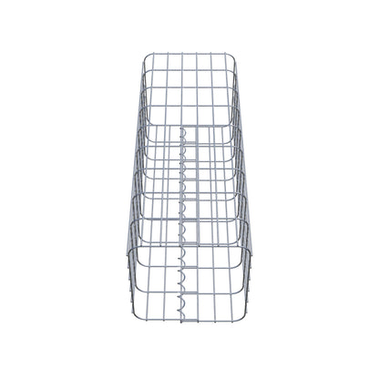 Gabion column 32 x 32 cm, MW 5 x 10 cm square