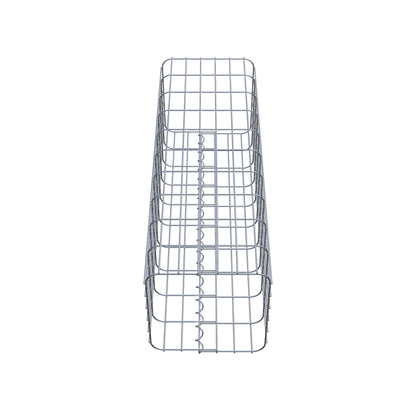 Gabion column 32 x 32 cm, MW 5 x 10 cm square