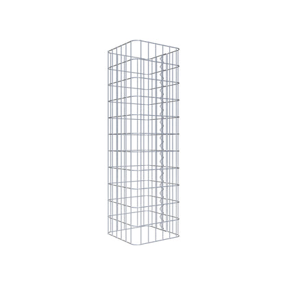 Gabion column 32 x 32 cm, MW 5 x 10 cm square